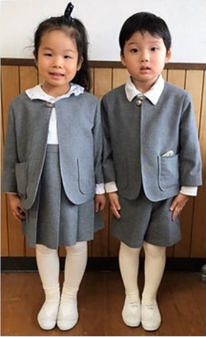 若草幼稚園の制服